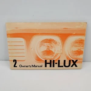 Vintage 1972 Toyota Hi-Lux Owners Manual Book 2 Japan - Picture 1 of 3