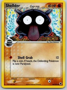 Shellder - 63/101 - Holo Ex Dragon Frontiers Stamped Pokemon Card LP - Bild 1 von 2