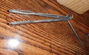 Metal Hookah Tongs with Poker - Picture 1 of 4