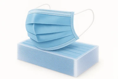 BECOPA_PARFUM *NEU*50 Mund- und Nasenschutz Masken 3-lagig OVP Einweg Blau Hygienisch Verpackt