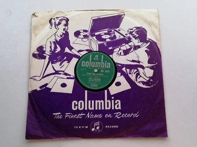 TONY CROMBIE  1958 UK 78   SHORT'NIN  BREAD ROCK    COLUMBIA  DB.3822 - Image 1 of 4