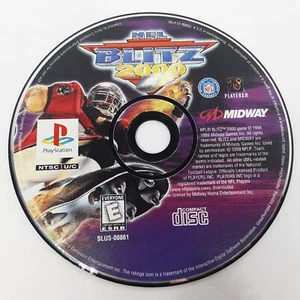 NFL Blitz 2000 (Sony PlayStation 1 PS1) Cleaned & Tested - Picture 1 of 2