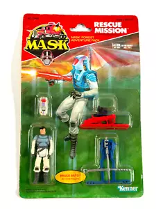 Vintage 1984 Kenner M.A.S.K. Rescue Mission Bruce Sato MOC Actionfigur Spielzeug - Bild 1 von 24