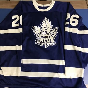 Toronto Maple Leafs 1970s HOME Jersey Sewn #26 and MINETTI Good Shape For Age. - Picture 1 of 8