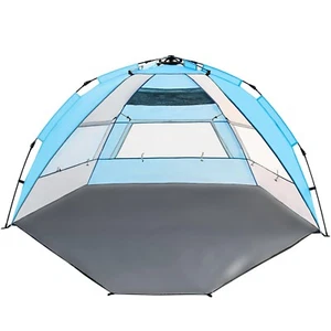 5-6 Person Beach Tent Sun Shelter XL Pop Up Shade Cabana Tent for Outdoors Ca... - Picture 1 of 9