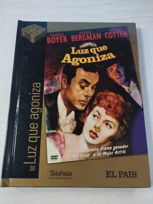 Luz Que Agoniza 1944 Ingrid Bergman Cotten DVD Libro Region 2 Español Ingles Am - Imagen 1 de 4