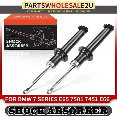 2pcs Rear Left & Right Shock Absorber for BMW 745Li 02-05 750Li 06-08 745i 750i - Image 1 of 4