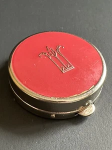 Antique Art Deco Cosmetic Compact Box, Charles Of The Ritz, Pink Enamel - Picture 1 of 15