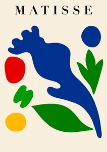 New Henri Matisse Cutouts Exhibition Poster Print Wall Art Canvas FREE POSTAGE - Picture 1 of 3