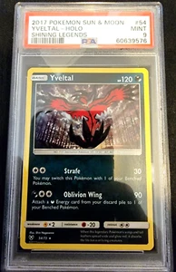Juego de tarjetas coleccionables Holo Foil Yveltal # 54/73 Shining Legends PSA 9 COMO NUEVAS - Imagen 1 de 4