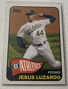 2021 Topps Series 2 Jesus Luzardo T65-36 Oakland Athletics 1965 Parallel - Picture 1 of 2