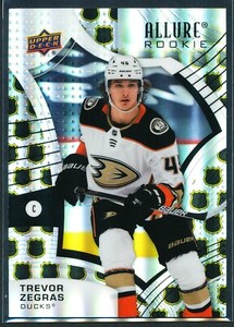 Trevor Zegras 2021-22 Upper Deck Allure NHL Shield 1917 Rookie RC #149 Ducks