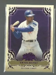 2013 Topps Triple Threads Amethyst #84 Ernie Banks 130/650 (ref 69212) - Picture 1 of 1