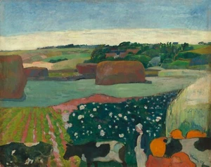 Impresión o lienzo - Pajares en Bretaña 1890 por Paul Gauguin - Imagen 1 de 1