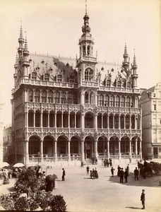 Albumen 422 Belgium Brussels La Maison du Roi  ND Phot House of the King - Picture 1 of 1