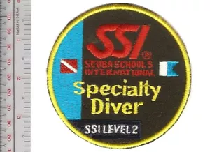 SCUBA Diving Scuba Schools International Specialty Diver Level 2 Patch - Picture 1 of 1
