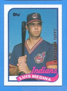 2017 Topps Rediscover Buyback Bronze 1989 #528 Luis Medina Indians - Imagen 1 de 1