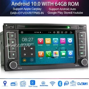 Android 12 Autoradio DAB für VW Touareg T5 Multivan Transporter 8-Kern WIFI Navi - Bild 1 von 12