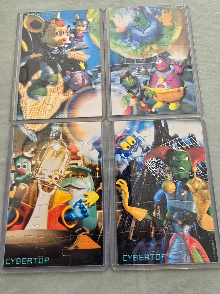 Nr. 3   Ü ei Puzzle  CYBERTOP 2002   Satz mit BPZ    Rückseite weiß - Bild 1 von 2