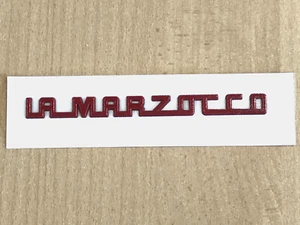 La Marzocco echtes rotes Logo-Abzeichen für Linea Mini (D.3.011) Made in Italy - Bild 1 von 4