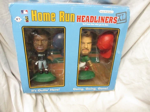 1998 Home Run Headliners XL Ken Griffey Jr. Mark McGwire Baseball Figurines Cover