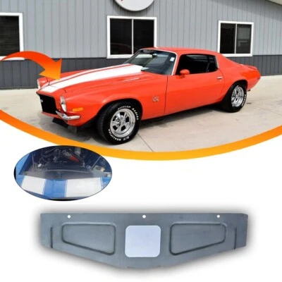 Radiator Filler Support Show Panel  Bead Roll (No Logo) Fits Camaro 1970-81  New - Image 1 of 3