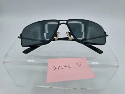 复古 Rodenstock 眼镜 R1246 D 135 - 仅镜框 - 银色和黑色 — 第 1/4 张图片