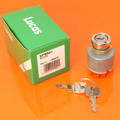 Lucas 47SA SPB501 Ignition Switch & Lock Barrel with 2 Keys 54316731 - MG TR - Image 1 of 3