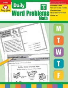 Daily Word Problems, Grade 3 - Paperback By Evan Moor - GOOD