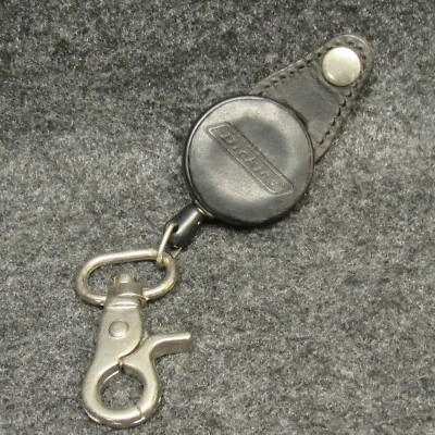 Dickies черная кожа и пластик ID значок катушка карты натяжитель кабель кнопка и зажим - Изображение 1 из 4