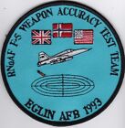  RNoAF Norway F-5 Weapon Accuracy Test team Eglin AFB 1993 USAF RAF patch