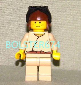 CASCO ANAKIN POD RACER TESTA GIALLA MARRONE minifigure SCIOLTO da LEGO STAR WARS - Foto 1 di 5