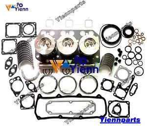 3TN100 3TN100E 3TN100L Engine Overhaul Rebuild Kit For Yanmar F475 F535 Repair - Picture 1 of 5