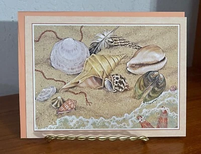 Vintage Leanin' Tree Sea Cove "What A Treasure You Are...Thanks" Greeting Card - Image 1 of 3