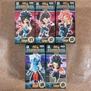 Figuras coleccionables Dragon Ball Heroes Vol.3 5pk Saiyan Goku Vegito Mira GT - Imagen 1 de 2
