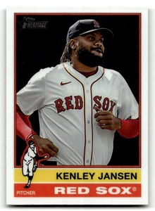 2025 Topps Heritage Kenley Jansen #325 Chrome Boston Red Sox - Picture 1 of 2