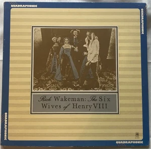 RICK WAKEMAN - The Six Wives of Henry VIII LP (RARE A&M QUADRAPHONIC Pressing) - Picture 1 of 8