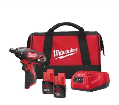 Milwaukee M12BSD Cordless Compact Single Speed Screwdriver Drill Set 12V 2Ah New - Image 1 of 4