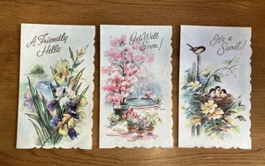 3 Vintage aus der Krönungssammlung unbenutzt Secret Pal Karten & Umschläge - Bild 1 von 10