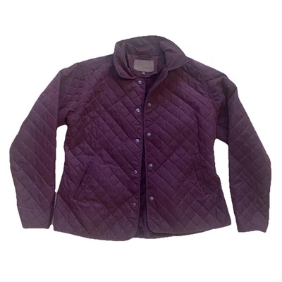 Chaqueta acolchada para mujer Outback Trading Company borgoña talla XL Foto 1 de 4