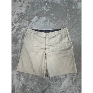 PGA TOUR Herren Beige Chino Golf Shorts Flat Front Stretch Taille Größe 42 - Bild 1 von 7