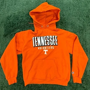 University Tennessee Orange Pullover Hoodie Sweatshirt Sz Medium NCAA Unisex - Picture 1 of 7