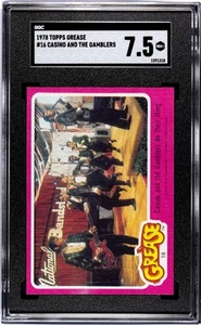 1978 Topps Grease CASINO AND THE... #16 Series 1 Card SGC 7.5 NM+ - Picture 1 of 2