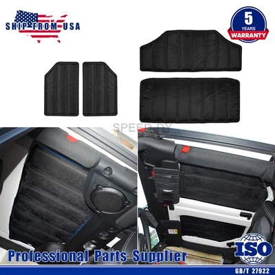 Hardtop Headliner Roof Sound Insulation Kit for Jeep Wrangler JK 2012-17 4-Dr Foto 1 de 4