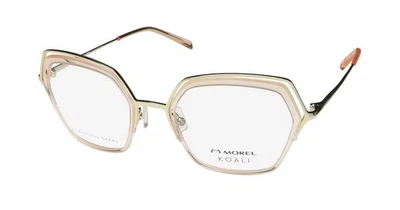 NUEVO MARCO DE GAFAS KOALI 20081K GEOMÉTRICO METAL Y PLÁSTICO FRANCIA MUJER DORADO Foto 1 de 4