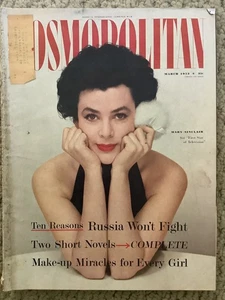 1952 March  COSMOPOLITAN MAGAZINE - Mary Sinclair 1st Star of Television - Picture 1 of 5