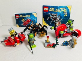 LEGO Atlantis 8056 Monster Crab Clash, 8057 Wreck Raider, 7976 Ocean Speeder