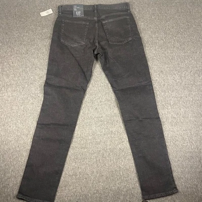 GAP Men’s Slim Taper Black Jeans 31x32 GapFlex Denim NWT - Image 1 of 4
