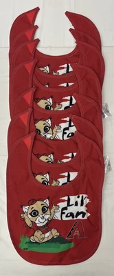 Lot of 7 Infant WinCraft Arizona Diamondbacks Lil Fan All Pro Baby Bib - Image 1 of 2
