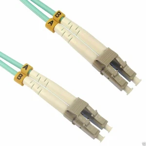 0.5m OM4 Wasser Glasfaser LC Duplex MM 50 125 Patchkabel Lszh Kabel [007245] - Bild 1 von 2